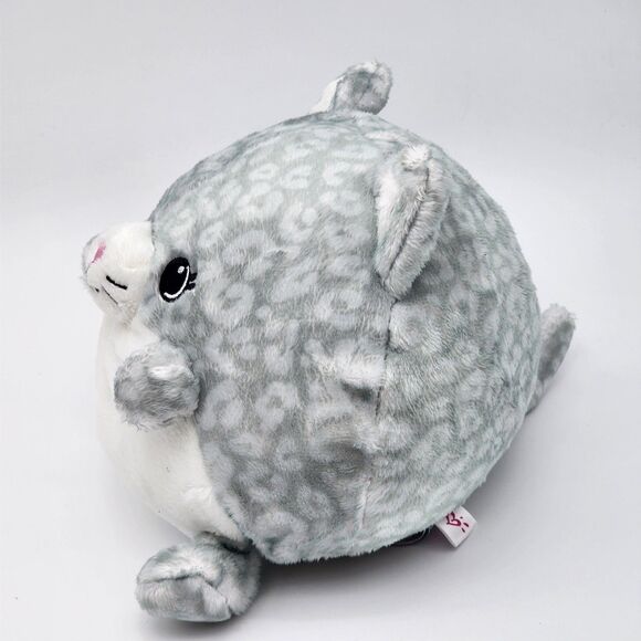 Squishable Gray Spotted Kitty 7" Round Soft Plush - Picture 2 of 7